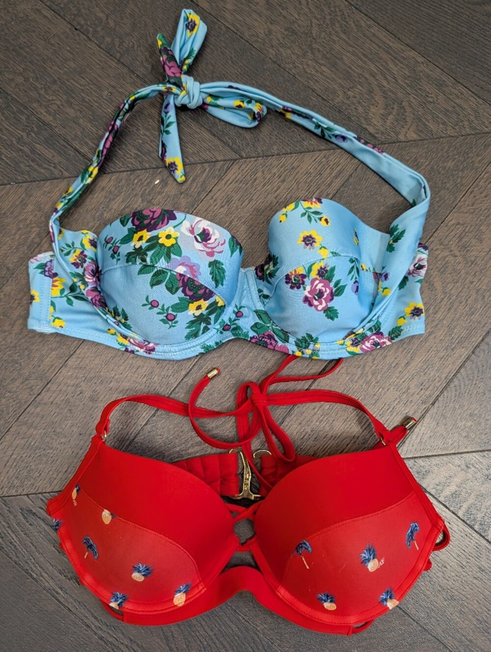 Bikini Tops Bundle - Abercrombie 34D + Hell Bunny Size M